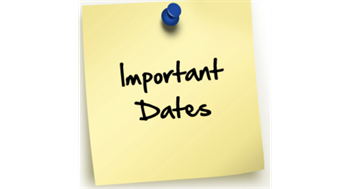 Fall Dates to Remember